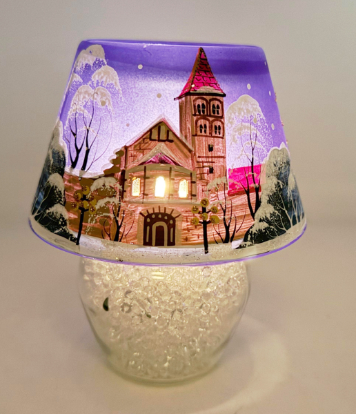 Lamp - Bad Hersfeld Abbey Ruins, blue